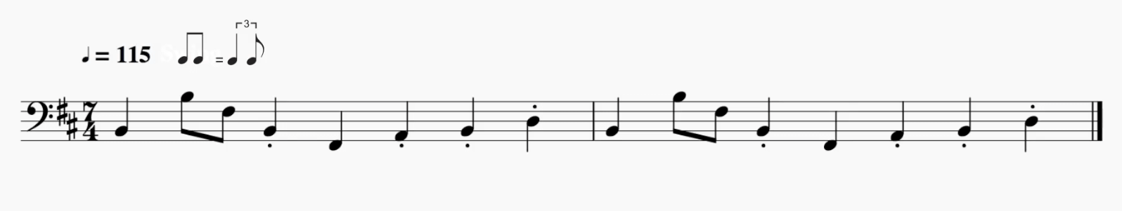 7/4 tempo 