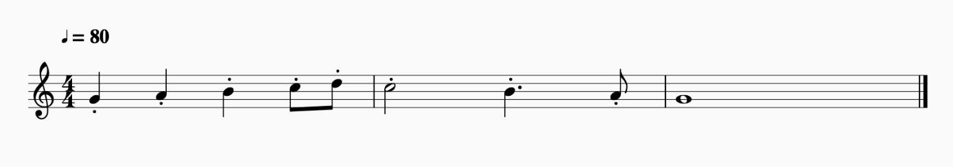 Music rhythm example 13