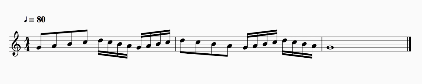 Music rhythm example 4