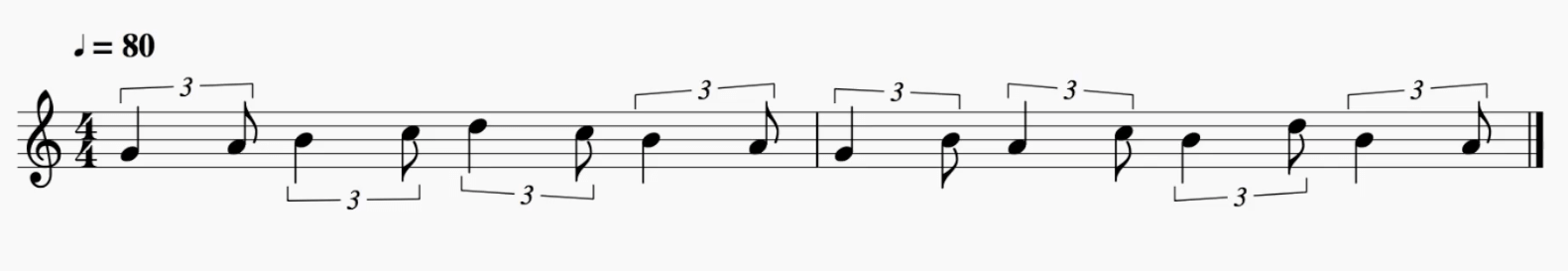 Shuffle och swing notes 1
