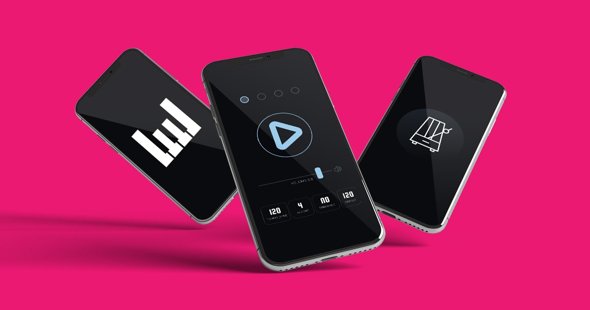 Metronome, tempo, song, click, speed, accuration, instrument icon